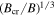 ${\left({B}_{\mathrm{cr}}/B\right)}^{1/3}$