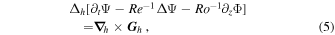 Equation (5)