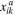 ${x}_{{ik}}^{a}$