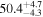 ${50.4}_{-4.3}^{+4.7}$