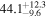 ${44.1}_{-9.6}^{+12.3}$