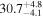 ${30.7}_{-4.1}^{+4.8}$