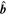 $\hat{{\boldsymbol{b}}}$