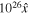 ${10}^{26}\hat{x}$