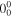 ${0}_{0}^{0}$