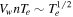 ${V}_{w}{{nT}}_{e}\sim {T}_{e}^{1/2}$
