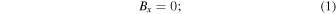 Equation (1)
