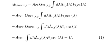 Equation (1)