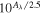 ${10}^{{A}_{\lambda }/2.5}$