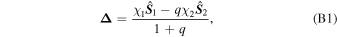 Equation (B1)