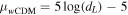 ${\mu }_{w\mathrm{CDM}}=5\mathrm{log}({d}_{L})-5$