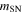 ${m}_{\mathrm{SN}}$