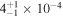 ${4}_{-1}^{+1}\times {10}^{-4}$