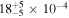 ${18}_{-5}^{+5}\times {10}^{-4}$