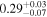 ${0.29}_{-0.07}^{+0.03}$