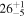 ${26}_{-5}^{+1}$