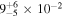 ${9}_{-5}^{+6}\times {10}^{-2}$