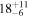 ${18}_{-6}^{+11}$