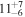 ${11}_{-6}^{+7}$