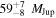 ${59}_{-8}^{+7}\,{M}_{\mathrm{Jup}}$