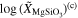 $\mathrm{log}{\left({\tilde{X}}_{{\mathrm{MgSiO}}_{3}}\right)}^{({\rm{c}})}$