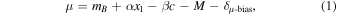 Equation (1)