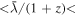 $\lt \bar{\lambda }/(1+z)\lt $