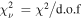 ${\chi }_{\nu }^{2}\,={\chi }^{2}/{\rm{d}}.{\rm{o}}.{\rm{f}}$