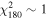 ${\chi }_{180}^{2}\sim 1$