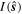 $I(\hat{{\boldsymbol{s}}})$