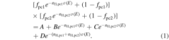 Equation (1)