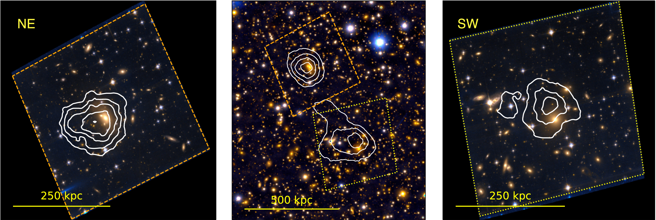 Hubble Space Telescope and Hyper-Suprime-Cam Weak-lensing