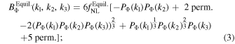 Equation (3)