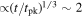 $\propto {(t/{t}_{\mathrm{pk}})}^{1/3}\sim 2$