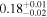 ${0.18}_{-0.02}^{+0.01}$
