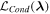 ${{ \mathcal L }}_{{Cond}}({\boldsymbol{\lambda }})$