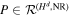 $P\in {{ \mathcal R }}^{({H}^{d},\mathrm{NR})}$