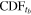 ${\mathrm{CDF}}_{{t}_{b}}$
