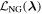 ${{ \mathcal L }}_{\mathrm{NG}}({\boldsymbol{\lambda }})$