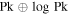 $\mathrm{Pk}\oplus \mathrm{log}\ \mathrm{Pk}$