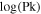 $\mathrm{log}(\mathrm{Pk})$