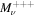 ${M}_{\nu }^{+++}$
