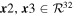 ${\boldsymbol{x}}2,{\boldsymbol{x}}3\in {{ \mathcal R }}^{32}$