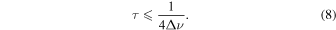 Equation (8)