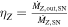 ${\eta }_{Z}=\tfrac{{\dot{M}}_{Z,\mathrm{out},\mathrm{SN}}}{{\dot{M}}_{Z,\mathrm{SN}}}$