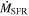 ${\dot{M}}_{\mathrm{SFR}}$