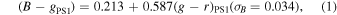 Equation (1)