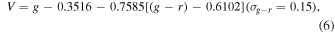 Equation (6)