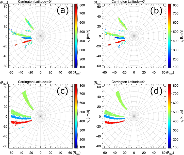 Reconstructing Synoptic Maps of Solar Wind Radial Velocity between 20 ...