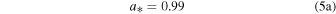 Equation (5a)